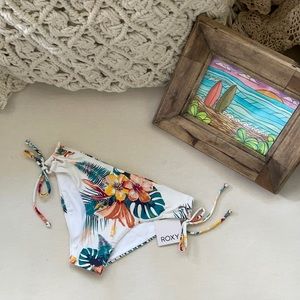 Roxy Tropical Print Bikini Bottoms